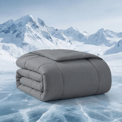 Cold Touch Fabric Absorbs Body Heat Double-Sided Cool Design Soft Fluffy Comforter for Night Sweats Hot Sleeper Christmas Gift OEKO-TEX Certified Eco-Friendly Materials