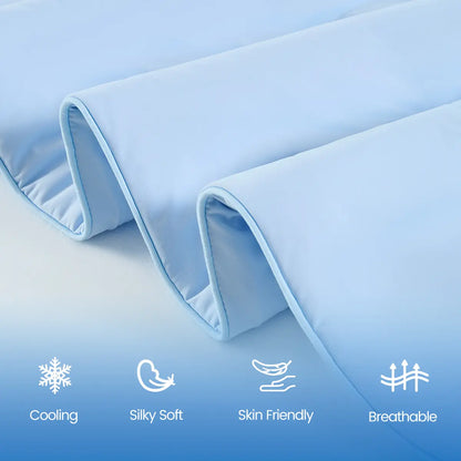 Cold Touch Fabric Absorbs Body Heat Double-Sided Cool Design Soft Fluffy Comforter for Night Sweats Hot Sleeper Christmas Gift OEKO-TEX Certified Eco-Friendly Materials